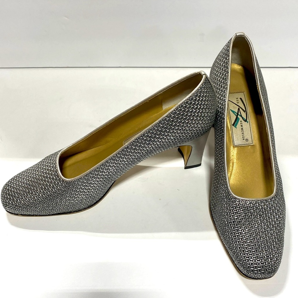 Vintage silver shoes